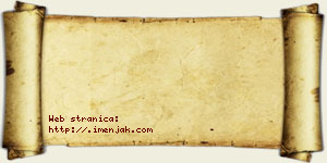 Jakov Tešović vizit kartica